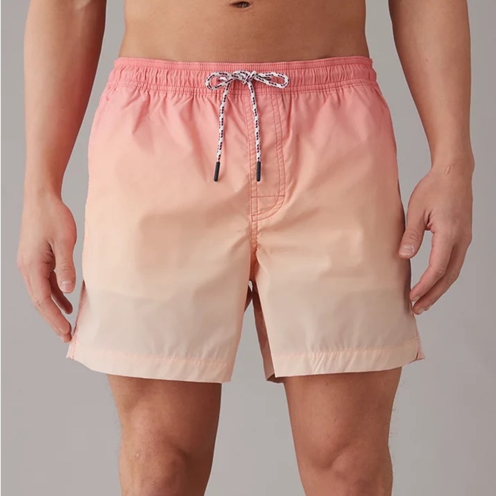 AE Ombre Flex 5" Swim Trunk -
 Color-Beach Peach